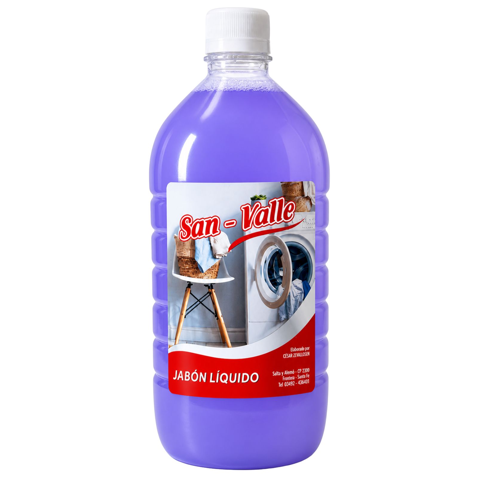 Jabón Líquido Microcápsulas San Valle x 1 lt.