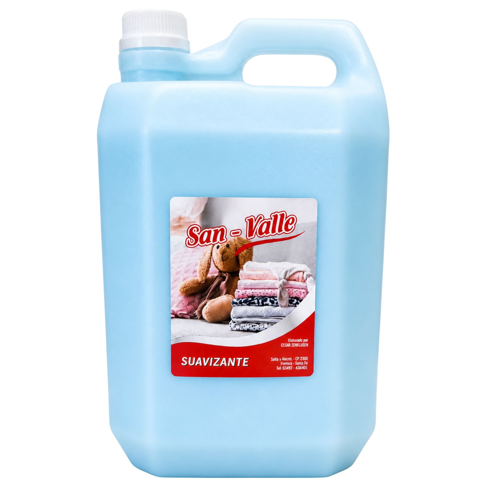 Suavizante Ropa San Valle x 5 lts. Celeste