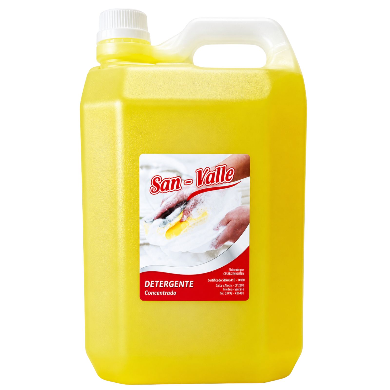 Detergente San Valle x 5 lts.