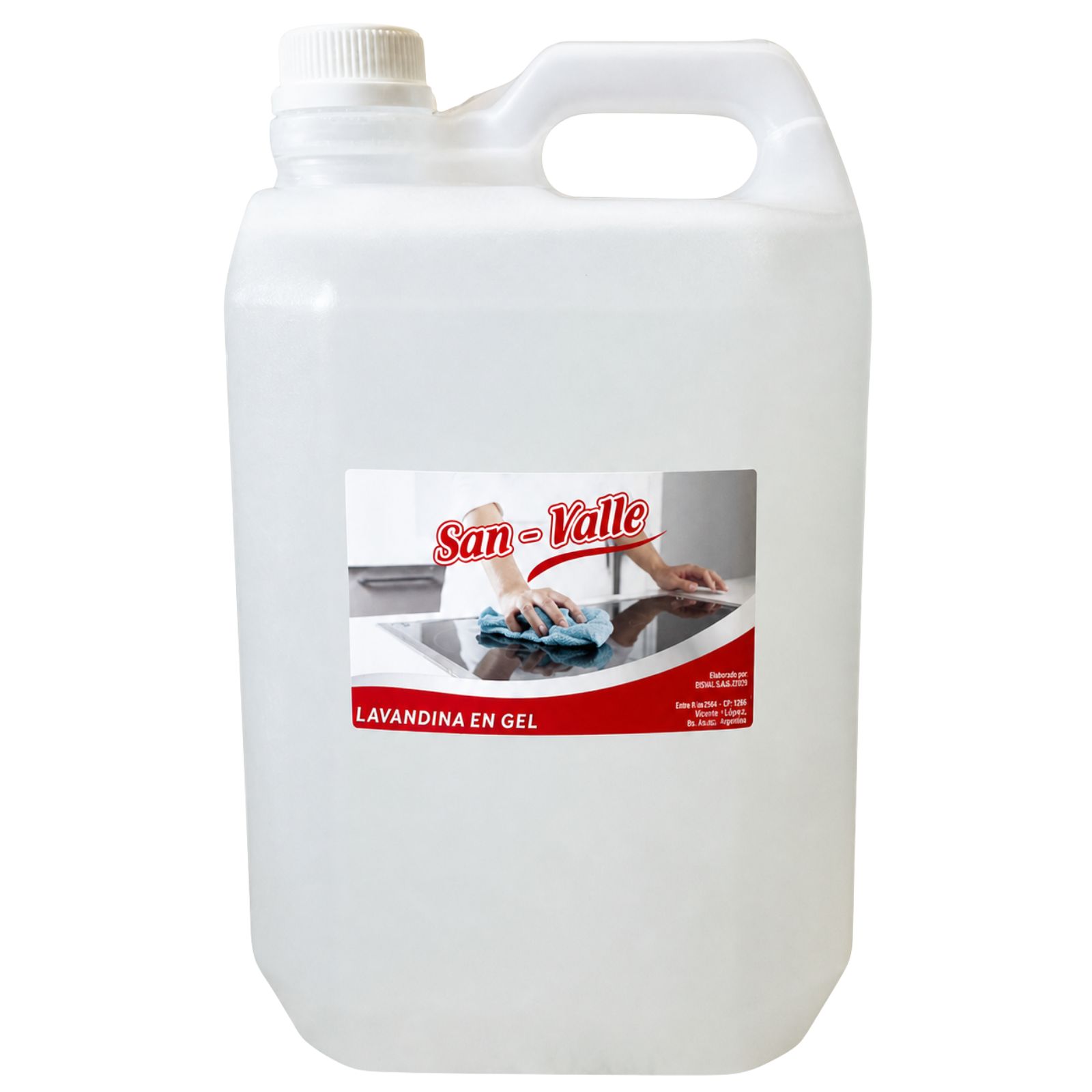 Lavandina En Gel San Valle x 5 lts.