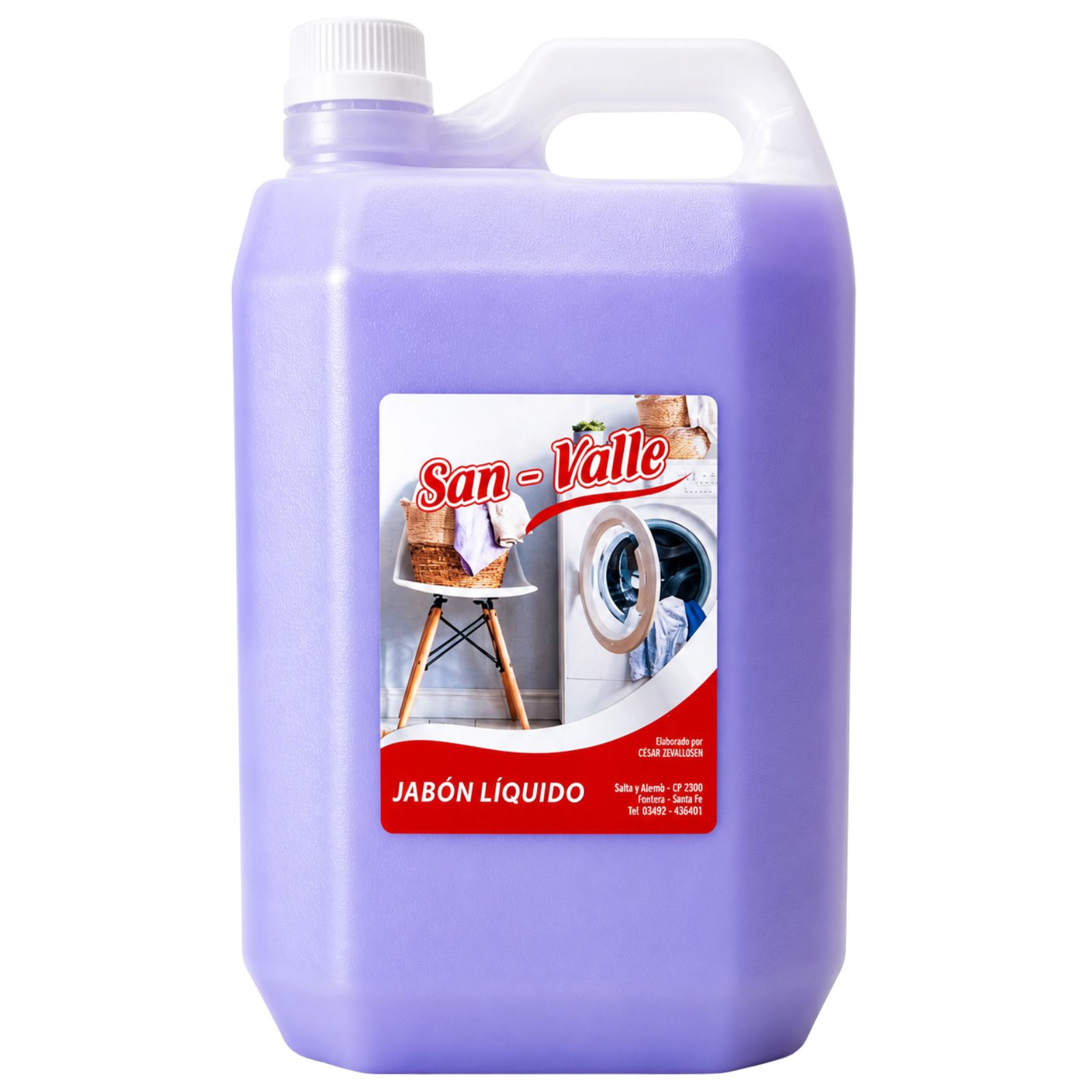 Jabón Líquido Microcápsulas San Valle x 5 lts.