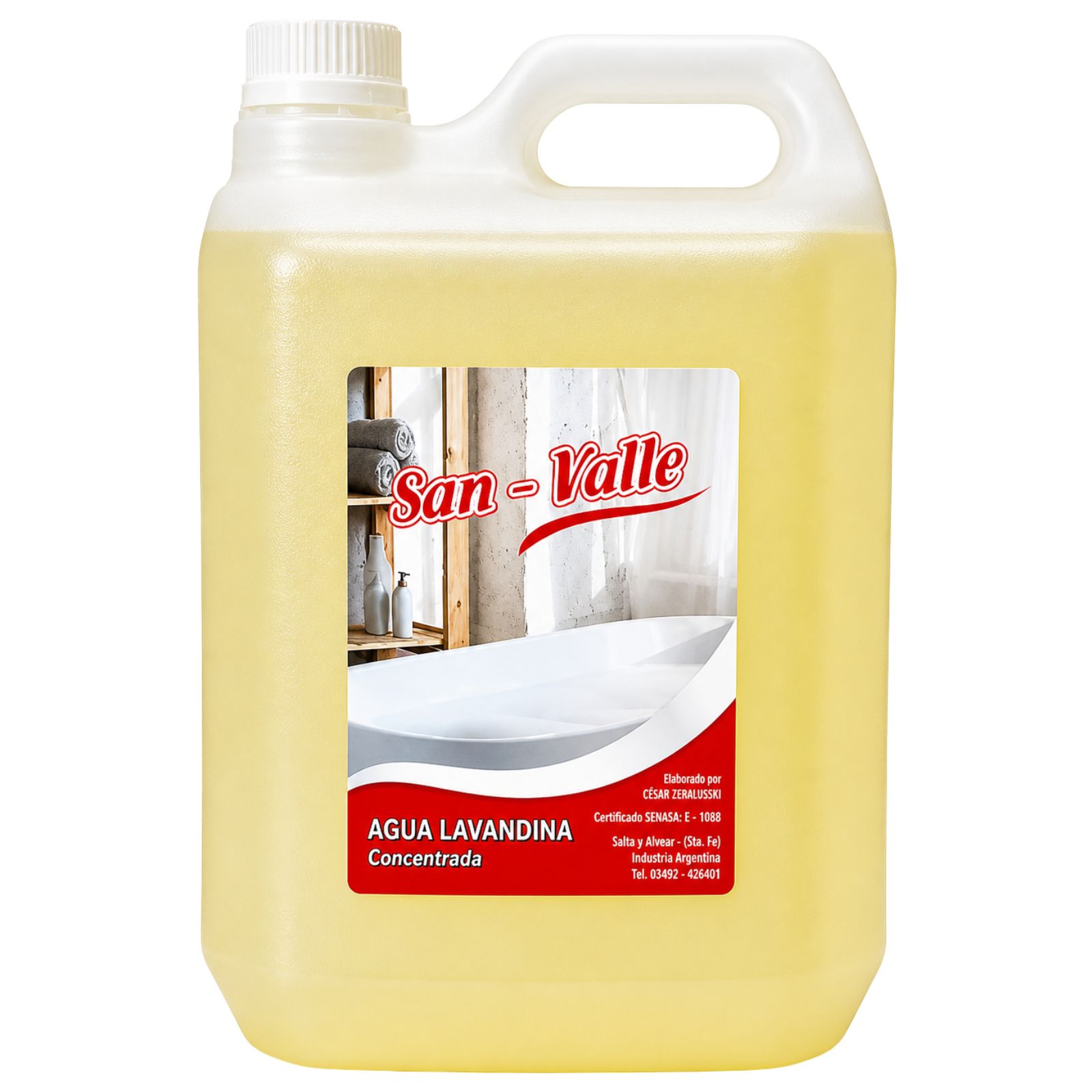 Agua Lavandina San Valle x 5 lts.